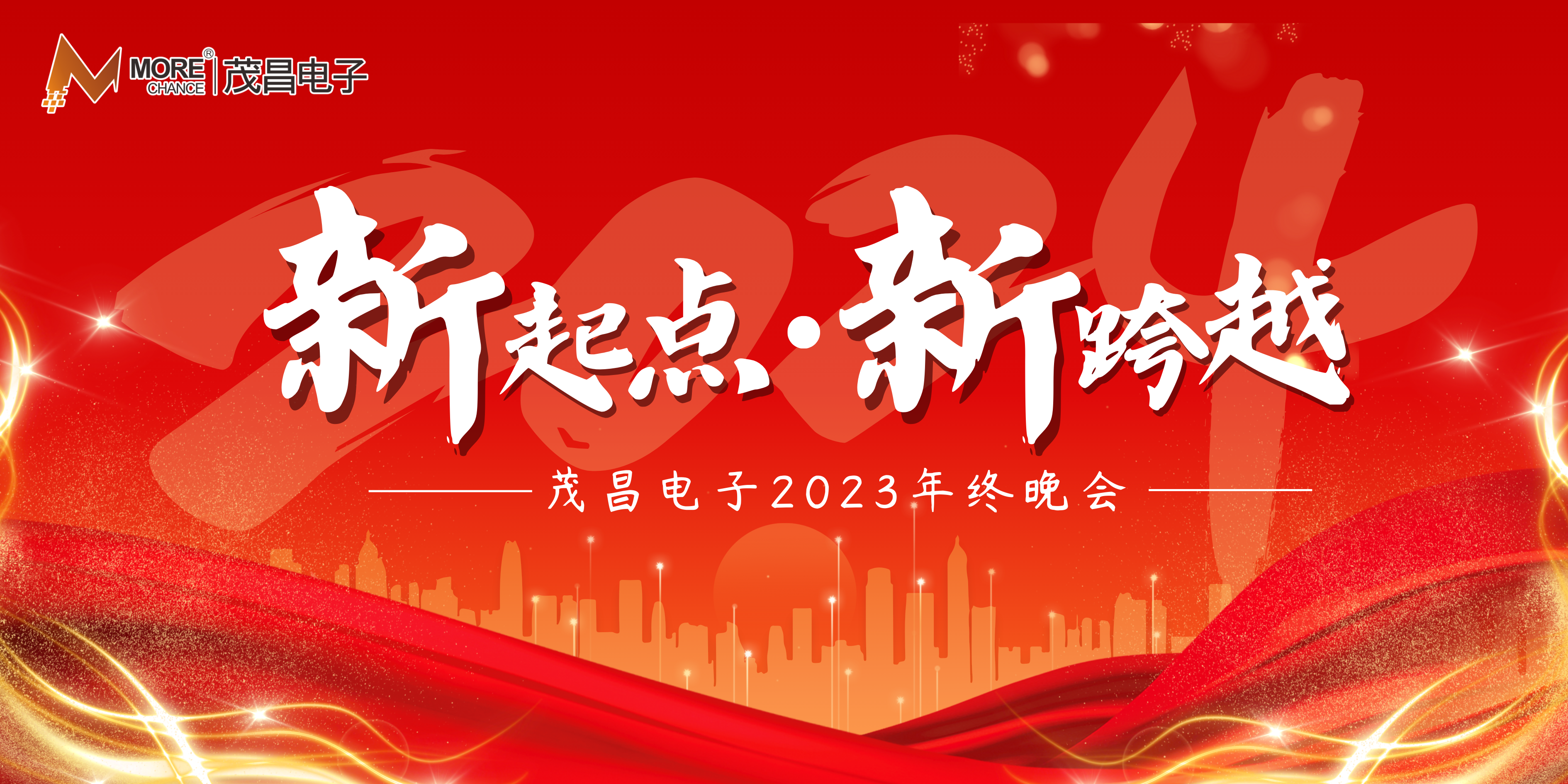 新起点新跨越-茂昌电子2023年终晚会